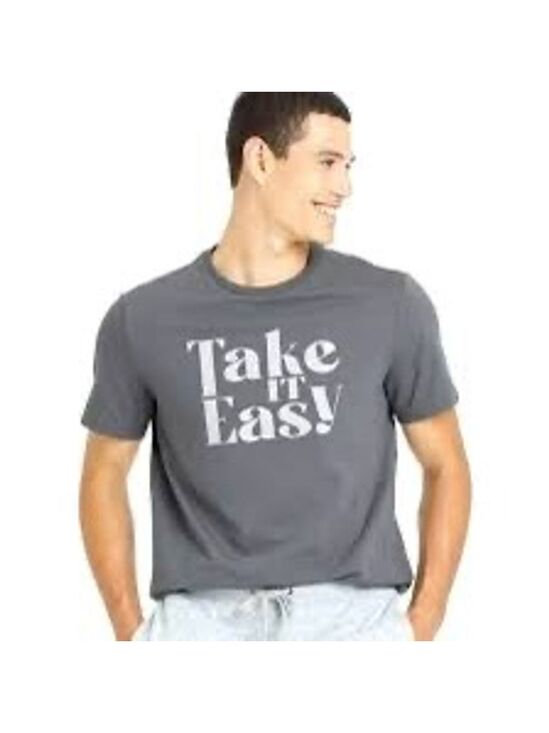 Goodfellow & Co Other - Goodfellow & Co Grey White Take It Easy Short Sleeve Tee M